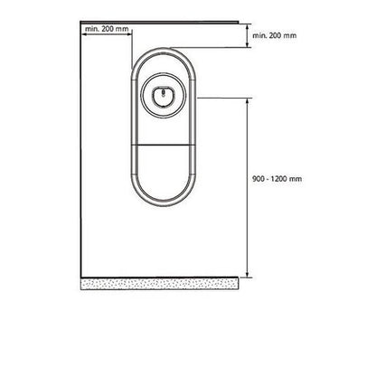 Ensto One Latausasema - EVH 1x16A T2C RCBO DLM